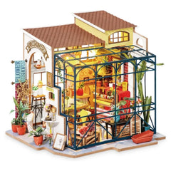 Corner of Happiness – DIY Miniature Wooden Dollhouse Kit