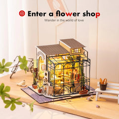 Corner of Happiness – DIY Miniature Wooden Dollhouse Kit
