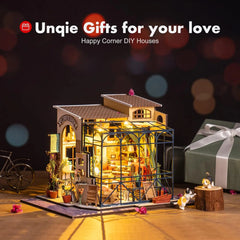 Corner of Happiness – DIY Miniature Wooden Dollhouse Kit