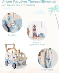 Wooden Baby Walker – Support First Steps & Playtime